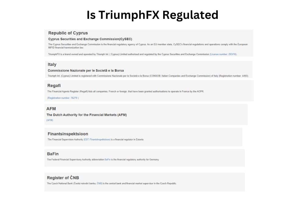 Is TriumphFX scam or Regulated?