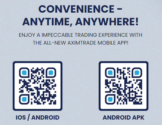Aximtrade mobile app