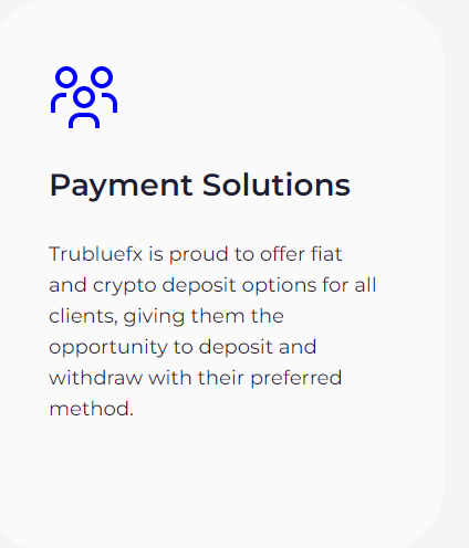Payment Solution of Trubluefx